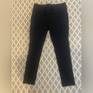 NWOT INC International Concepts Petite 6P Black Soft Rayon Pants Elastic Waist
